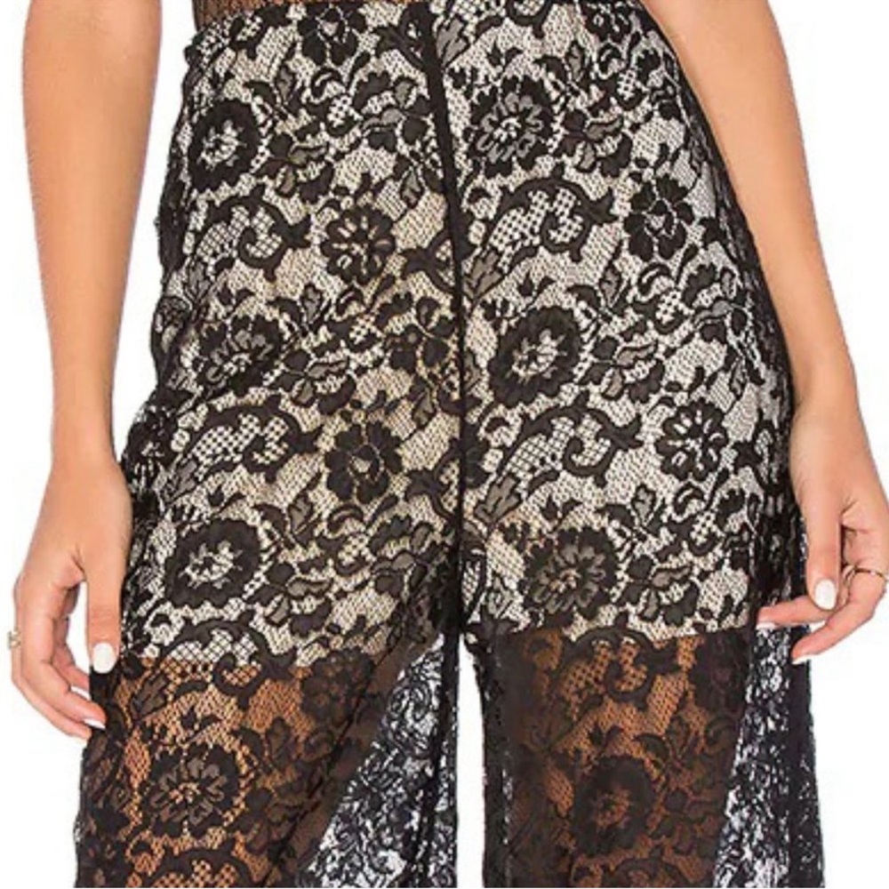 Kendall & Kylie Black Lace jumpsuit - Picture 10 of 12